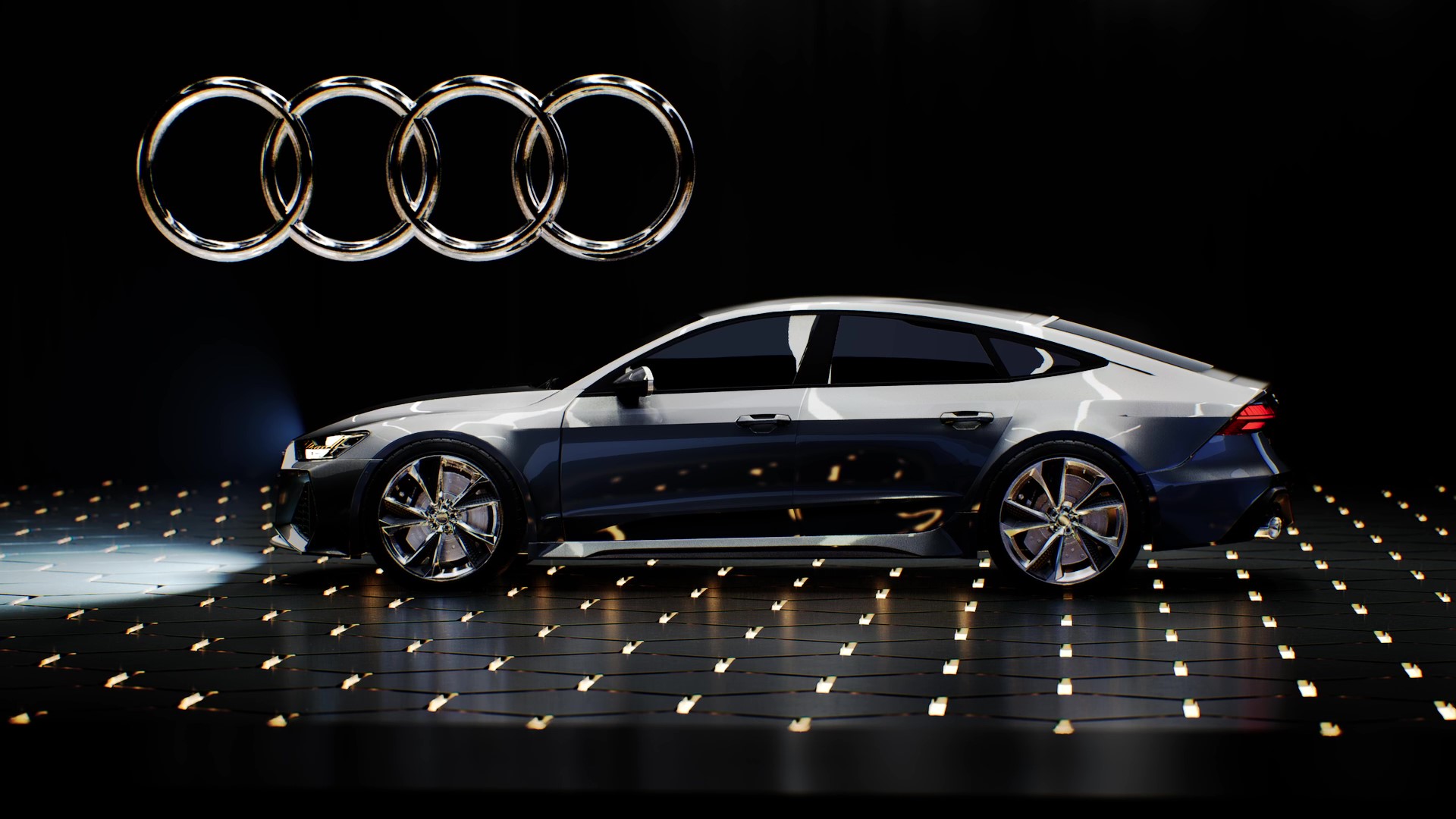 Automotive CGI — test drive scene