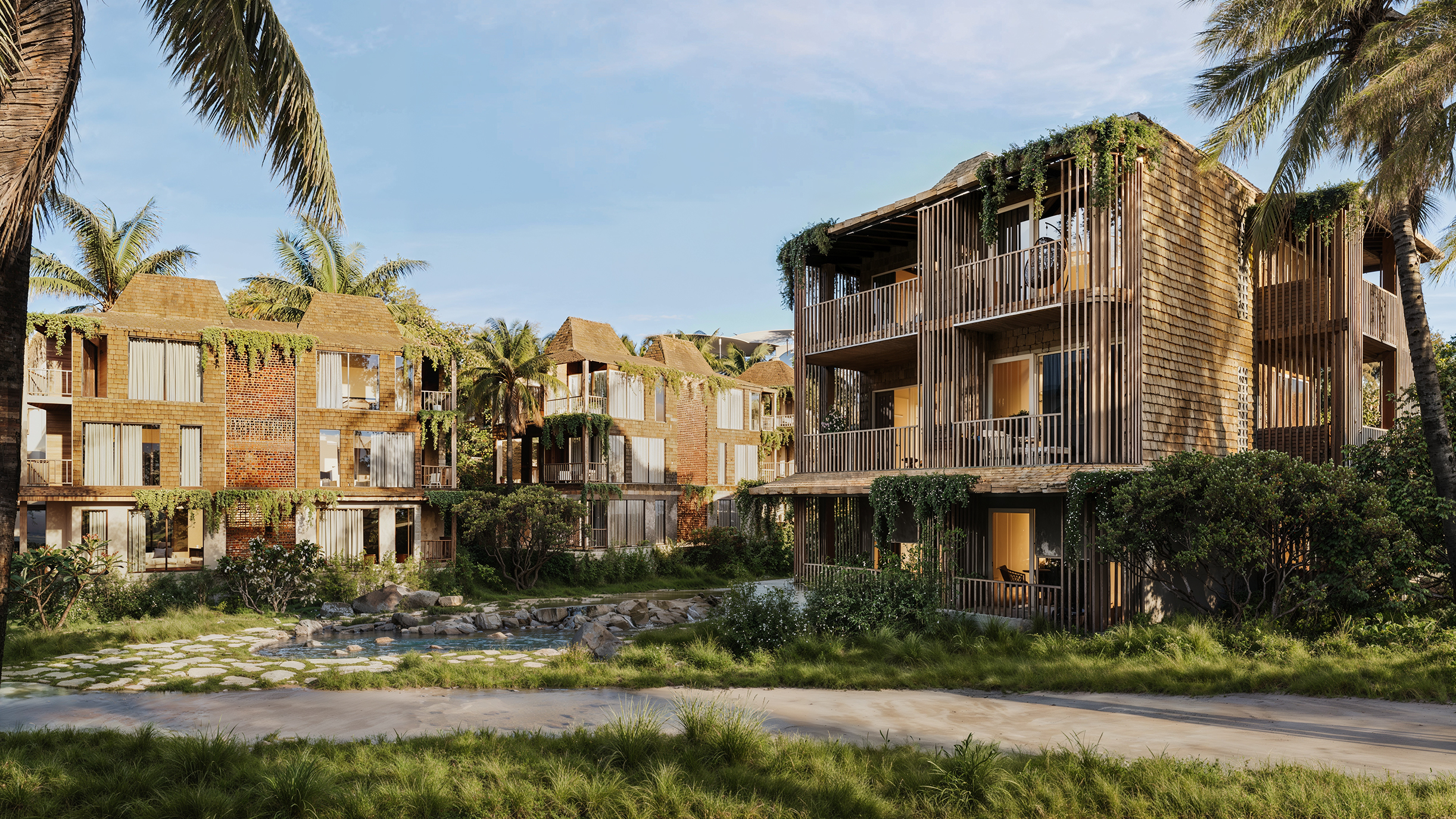 Urban masterplan 3D visualization