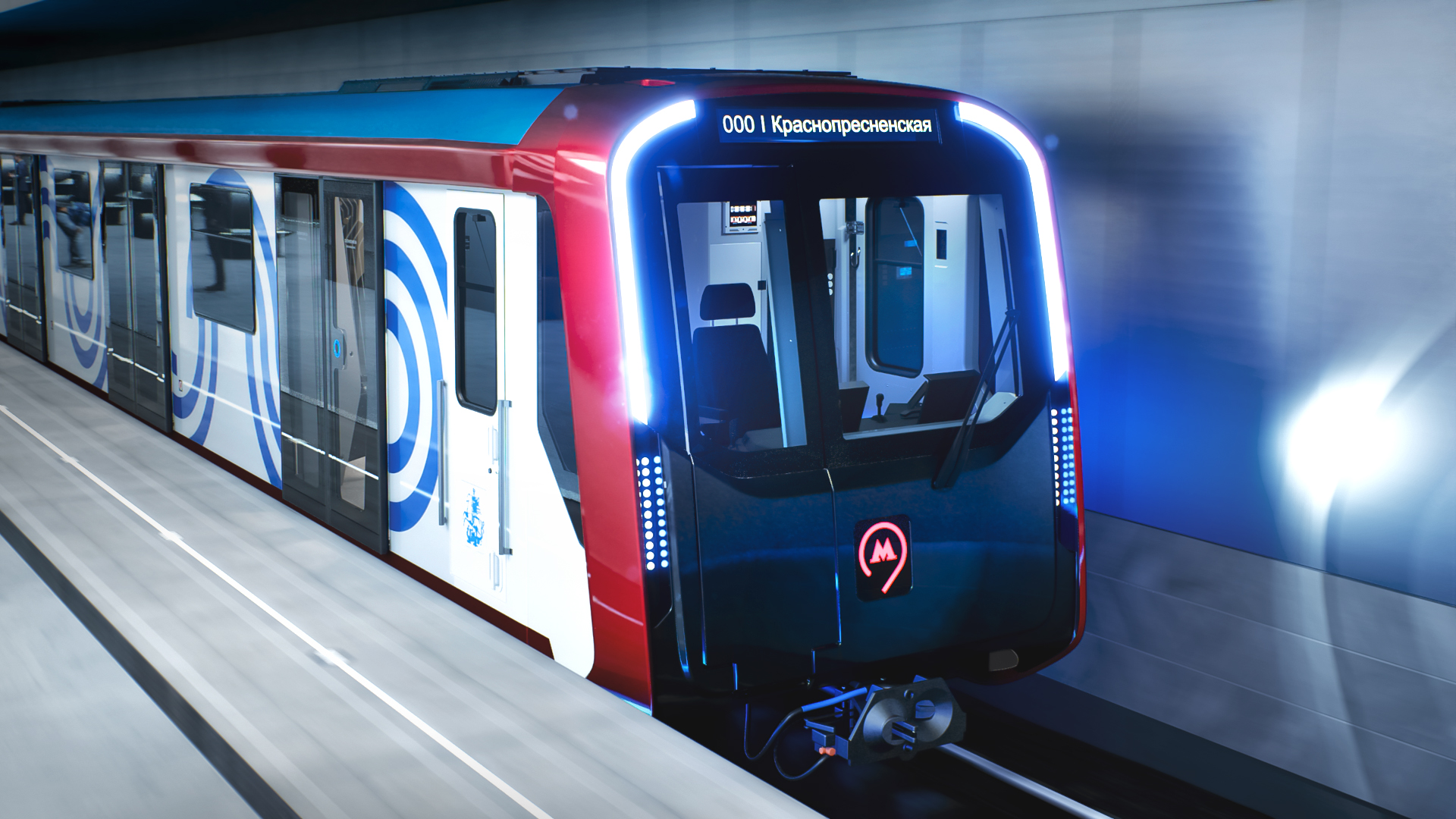 Moscow Metro station — CGI visualization
